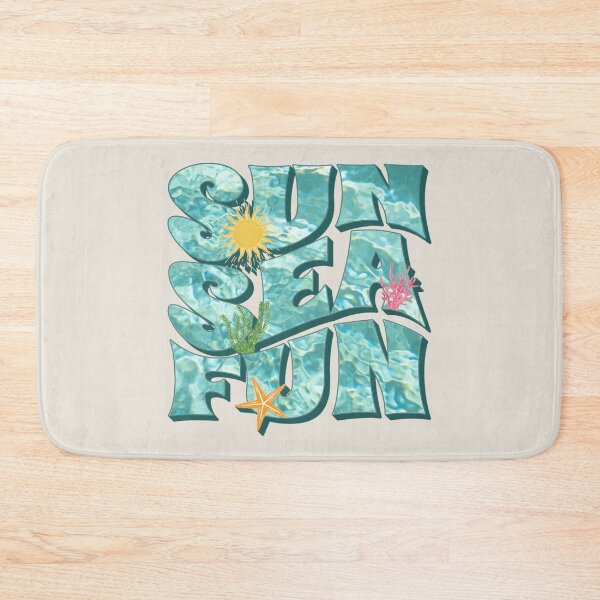 Item preview, Sun Sea Fun, Cool Holiday Water Slogan designed and sold by TrulyEpoque.