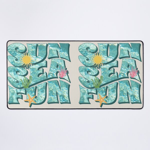 Item preview, Sun Sea Fun, Cool Holiday Water Slogan designed and sold by TrulyEpoque.