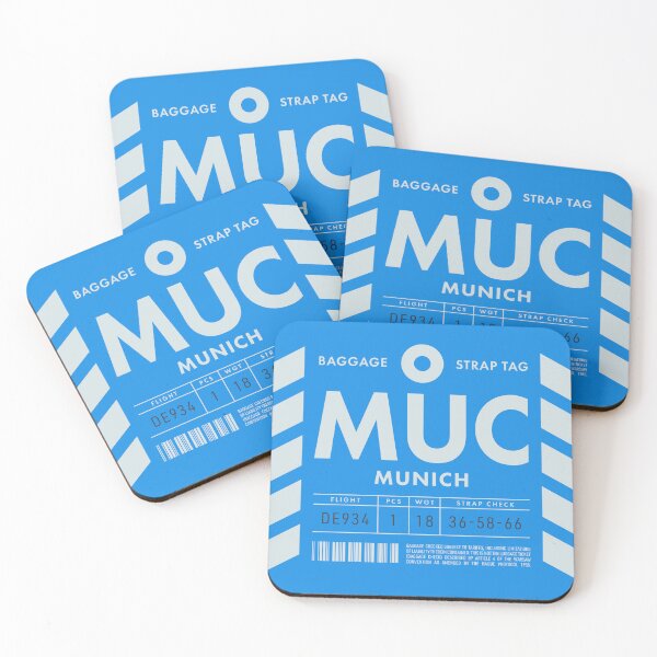 Item preview, Baggage Tag D - MUC Munich Germany designed and sold by VoodooCircus.
