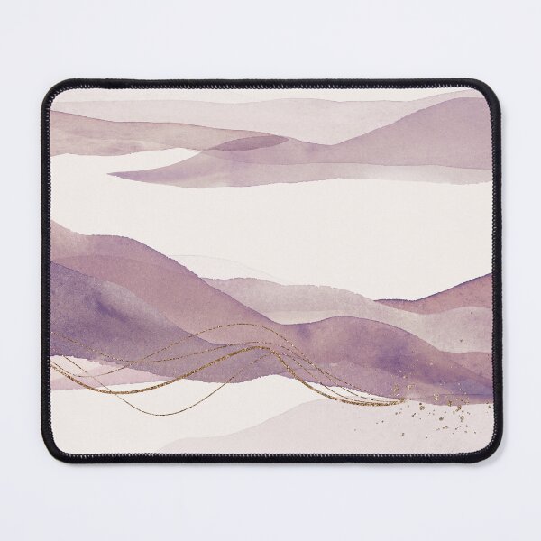 Item preview, Eggplant color Abstract Landscape designed and sold by simplydesignart.