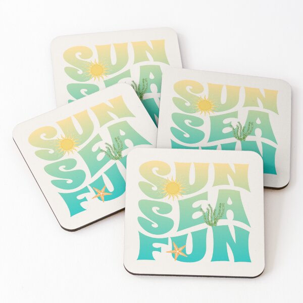 Item preview, Vacation Sun Sea Fun, Cool Holiday Water Slogan designed and sold by TrulyEpoque.