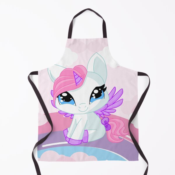 Item preview, Kawaii cotton candy unicorn on a rainbow designed and sold by Sticker-Palace-.