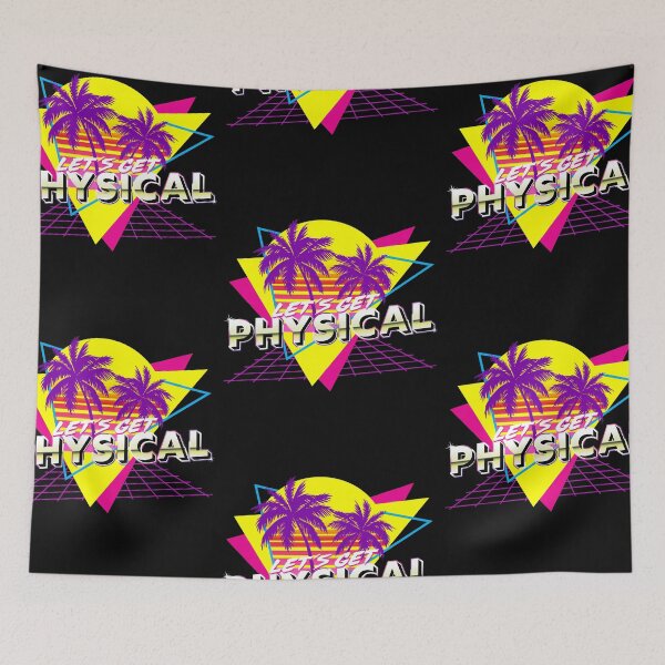 Item preview, Let's Get Physical Workout Gym Totally Retro 80's designed and sold by sundae-artisan.