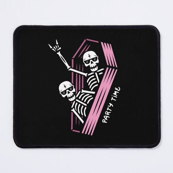 Item preview, PARTY SKELETONS WITH SUNGLASSES IN COFFIN designed and sold by fekraart.