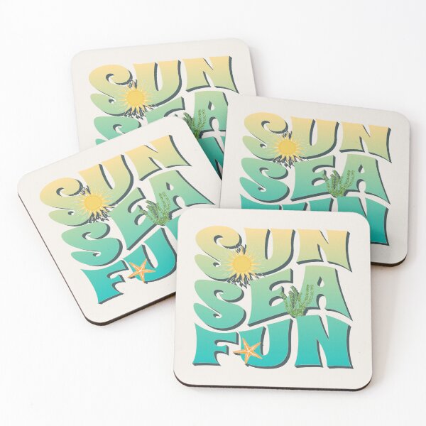 Item preview, Holiday Sun Sea Fun, Cool Vacation Slogan designed and sold by TrulyEpoque.