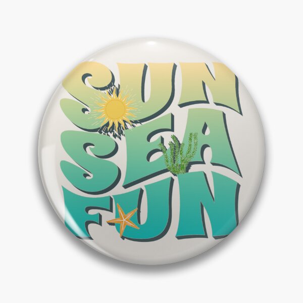 Item preview, Holiday Sun Sea Fun, Cool Vacation Slogan designed and sold by TrulyEpoque.