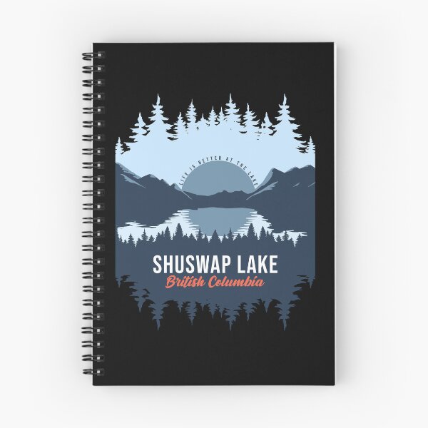 Item preview, Shuswap Lake British Columbia Canada Lake With Mountain And Pine Tree  designed and sold by Friday NightCo.