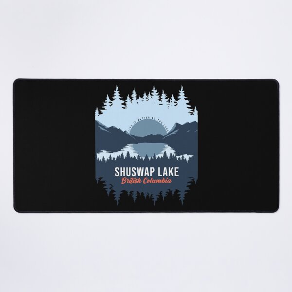 Item preview, Shuswap Lake British Columbia Canada Lake With Mountain And Pine Tree  designed and sold by Friday NightCo.