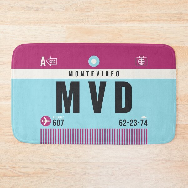 Item preview, Luggage Tag A - MVD Montevideo Uruguay designed and sold by VoodooCircus.