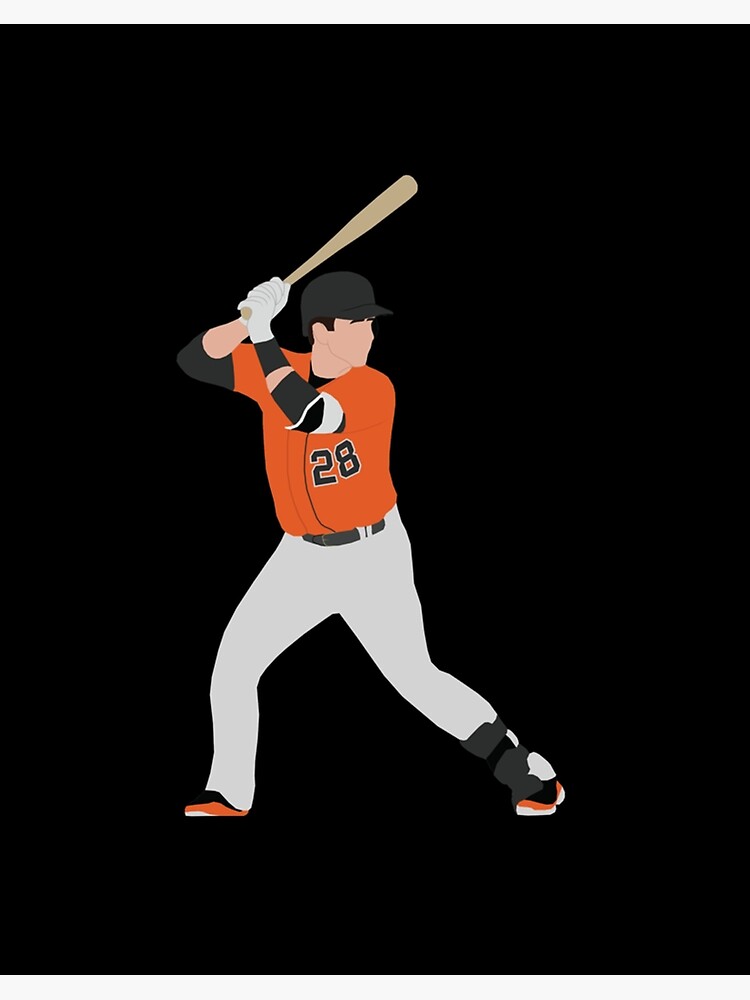 Buster Posey #28 Round The Bases | Art Board Print