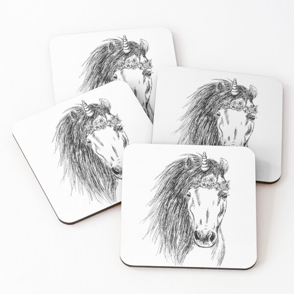Item preview, Unicorn Head Image designed and sold by RachelsFineLine.