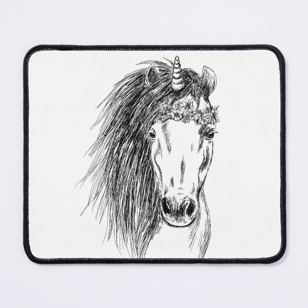 Item preview, Unicorn Head Image designed and sold by RachelsFineLine.
