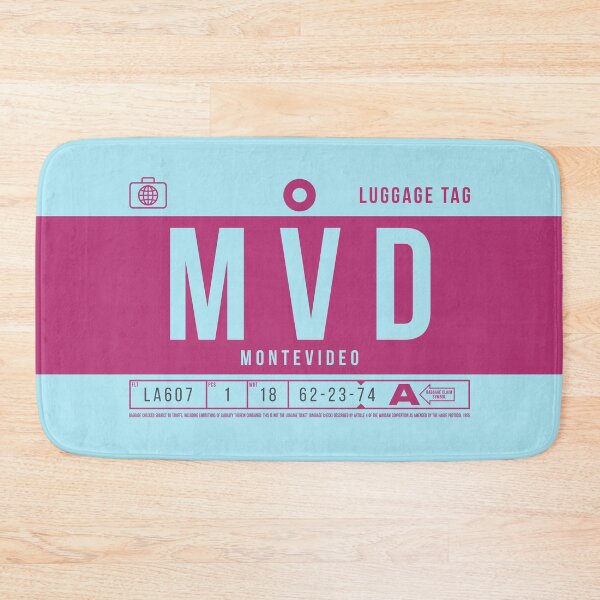 Item preview, Luggage Tag B - MVD Montevideo Uruguay designed and sold by VoodooCircus.