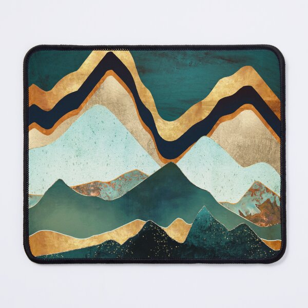 Item preview, Velvet Copper Mountains designed and sold by spacefrogdesign.