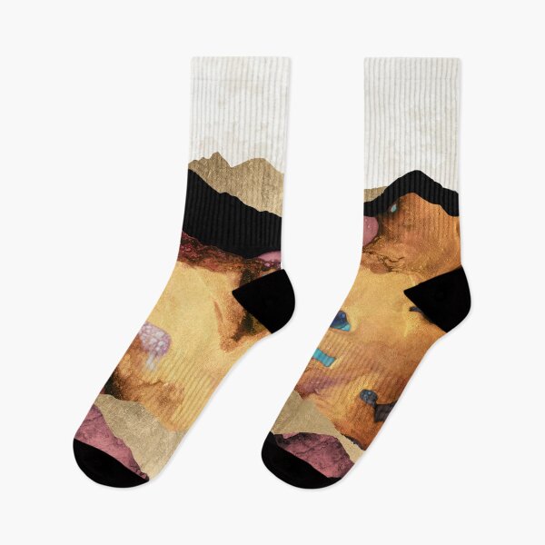 Item preview, Mauve and Gold Mountains designed and sold by spacefrogdesign.
