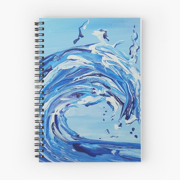 Item preview, Overlap, a sea wave painted with acrylic on canvas designed and sold by Anke Franikowski.