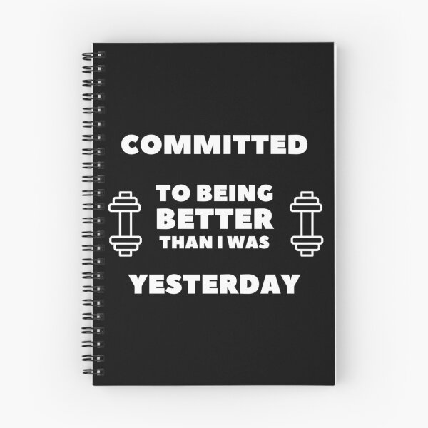 Item preview, Committed To Being Better Than I Was Yesterday {Gym Hoodie} Pullover Hoodie designed and sold by palicia9x.