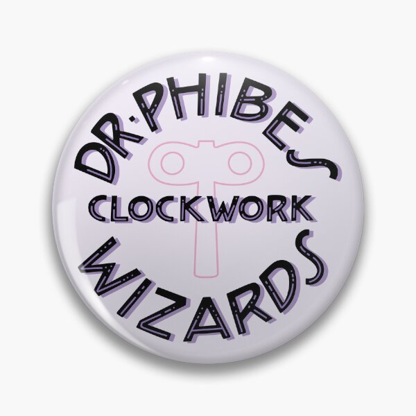 Item preview, Dr. Phibes Clockwork Wizards designed and sold by CrazyAlsTShirts.