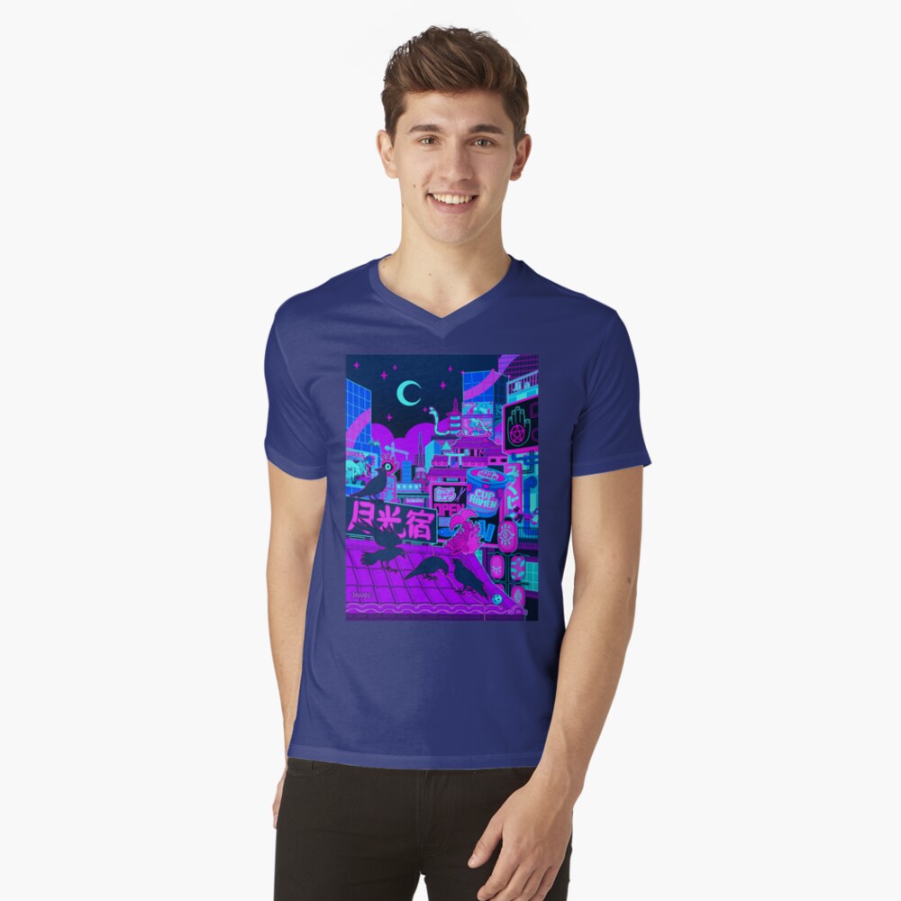 Item preview, V-Neck T-Shirt designed and sold by damare.