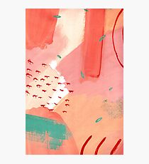 Peachy Abstraction No.2 Photographic Print