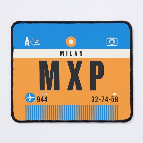 Item preview, Luggage Tag A - MXP Milan Italy designed and sold by VoodooCircus.