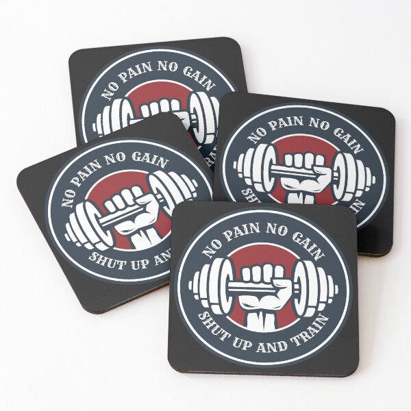 Item preview, No Pain No Gain Shut up And Train - Motivational Gym  designed and sold by motivationaltee.