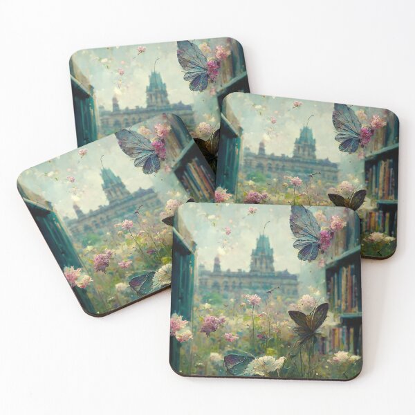 Item preview, Butterfly garden in beautiful overgrown city designed and sold by ArtbyACcreative.
