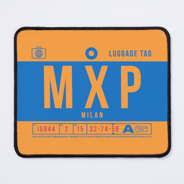 Item preview, Luggage Tag B - MXP Milan Italy designed and sold by VoodooCircus.