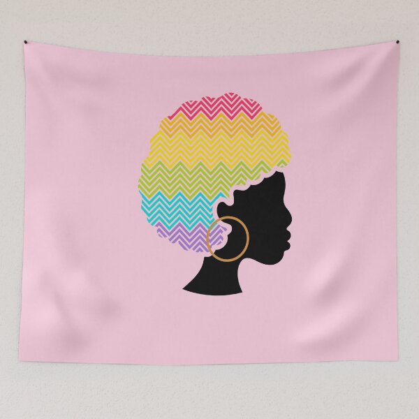 Item preview, RAINBOW AFRO QUEEN  designed and sold by DiscoVibes.