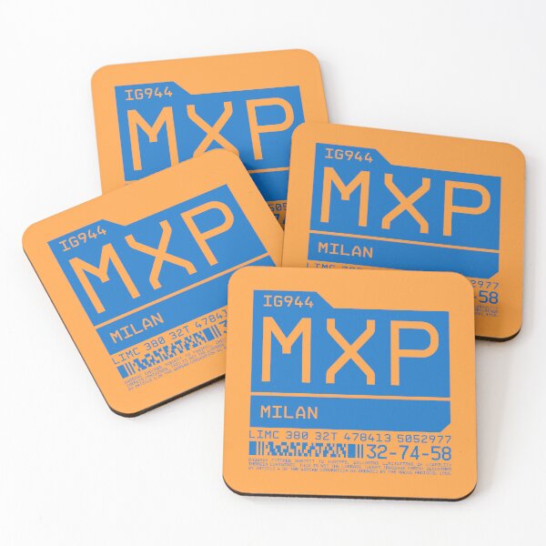 Artikelvorschau, Luggage Tag C - MXP Milan Italy entworfen und verkauft von VoodooCircus.