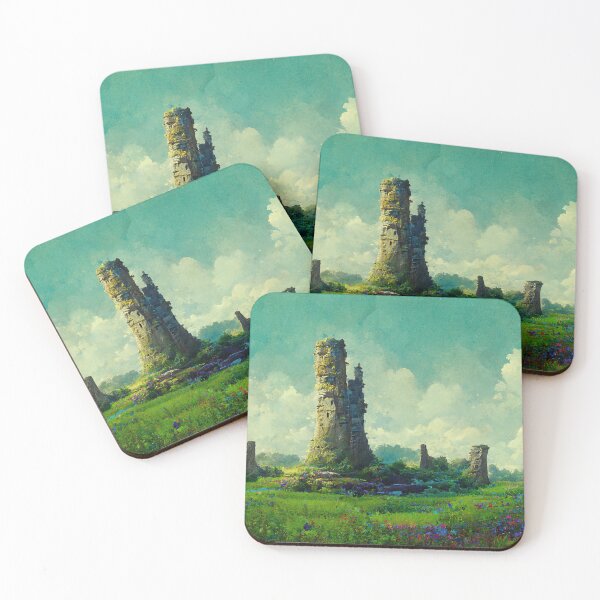 Item preview, Ruin Overgrown Tower designed and sold by kualio.