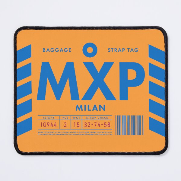 Item preview, Luggage Tag D - MXP Milan Italy designed and sold by VoodooCircus.