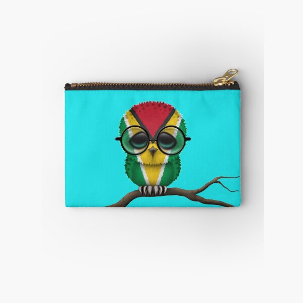 Item preview, Nerdy Guyanese Baby Owl on a Branch designed and sold by JeffBartels.