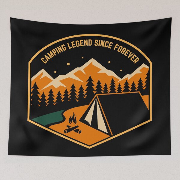 Item preview, Camping Legend since forever Aesthetic designed and sold by Artistusha.