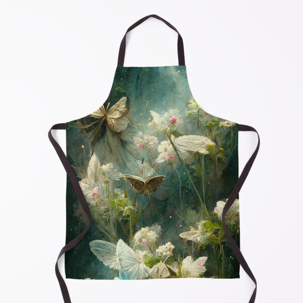 Item preview, Butterfly garden in beautiful overgrown flowers designed and sold by ArtbyACcreative.
