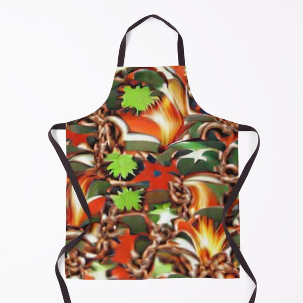 Item preview, A.I generated Red Blue Green Brown Orange Gated pattern explosion designed and sold by Scrambledwords.