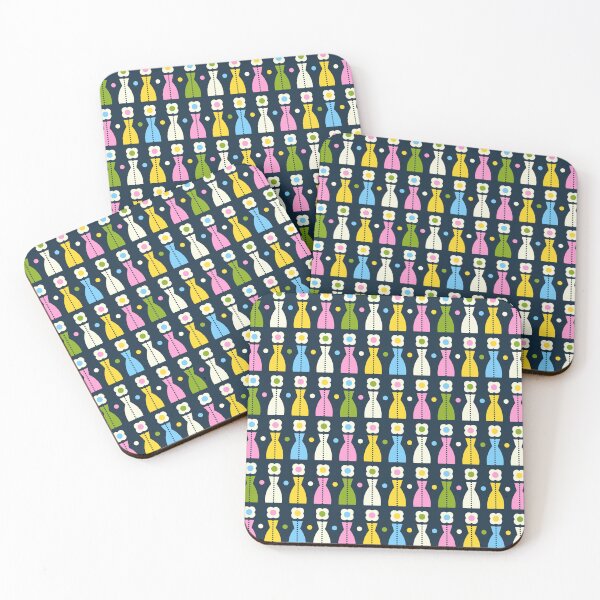 Item preview, 1092 - colorful retro daisies designed and sold by RouCouCou.