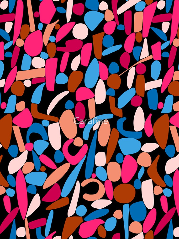 Thumbnail 4 von 4, iPhone-Hülle, Nachtblüte - Abstrakt florales Design designt und verkauft von Carafine.