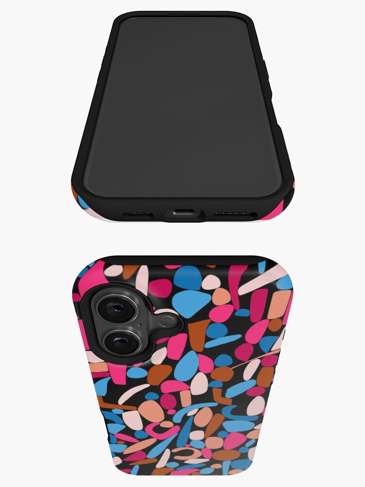 Thumbnail 3 von 4, iPhone-Hülle, Nachtblüte - Abstrakt florales Design designt und verkauft von Carafine.