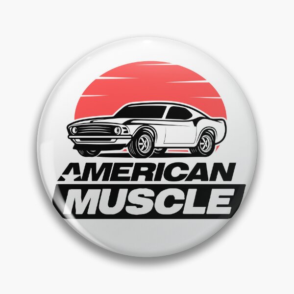 Item preview, American Muscle Car Classic Vintage Car Design designed and sold by anjanaartz.