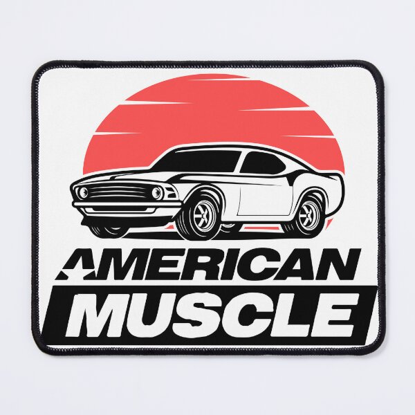 Item preview, American Muscle Car Classic Vintage Car Design designed and sold by anjanaartz.