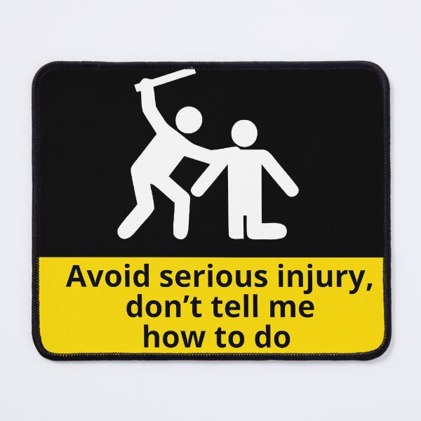 Item preview, Funny Avoid Serious Injury designed and sold by Rott515.
