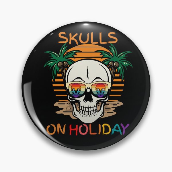 Item preview, Skulls On Holiday designed and sold by BetterLifeToday.