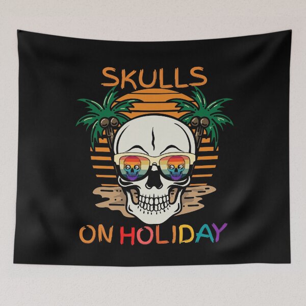 Item preview, Skulls On Holiday designed and sold by BetterLifeToday.