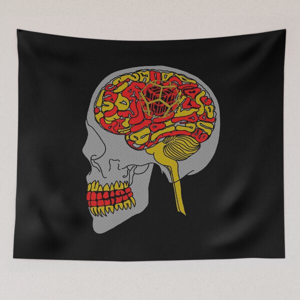 Item preview, Dodecahedron Red&Yellow Brain Damage designed and sold by createVisions.