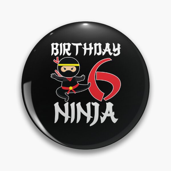 Item preview, Six Year Old Birthday Ninja Gift designed and sold by Jelisandie.