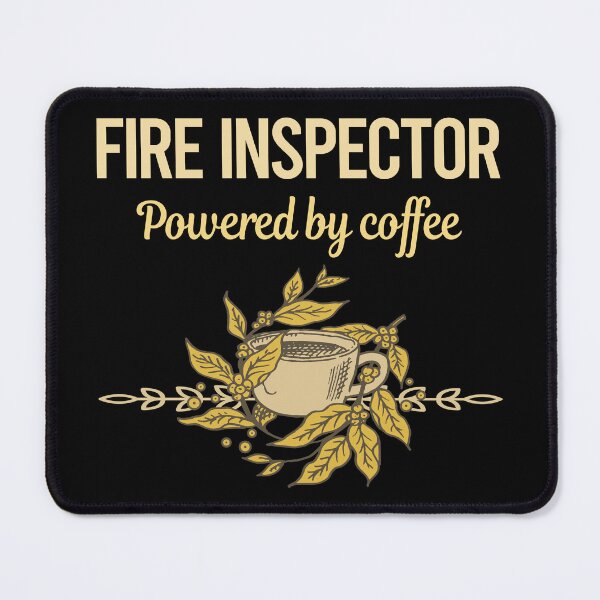 Item preview, Powered By Coffee Fire Inspector designed and sold by toniabrendaom.