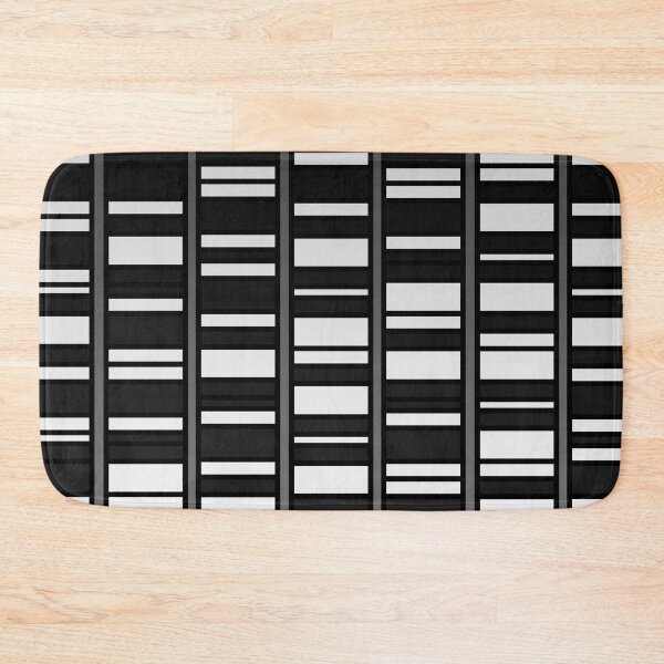 Item preview, White rectangles pattern designed and sold by MinEkkoArt.