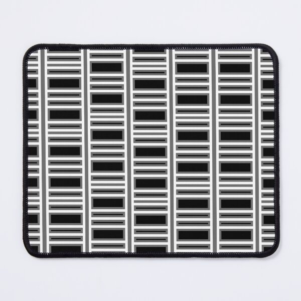 Item preview, Black rectangles pattern designed and sold by MinEkkoArt.