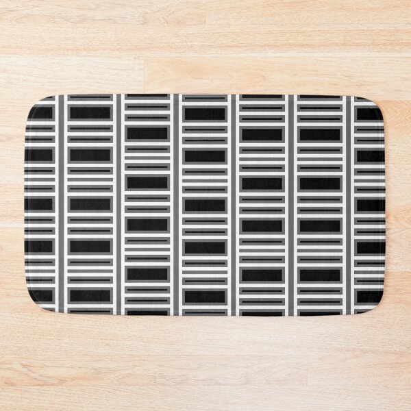 Item preview, Black rectangles pattern designed and sold by MinEkkoArt.
